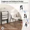 GOPLUS Klappstühle 4er Set, Stühle klappbar aus Kunststoff Produktbild-Vorschau 3