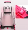 Schulrucksack mit Rollen Mädchen - Schultrolley Wasserdicht Produktbild-Vorschau 3
