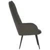 The Living Store Relaxsessel Dunkelgrau Samt Produktbild-Vorschau 5