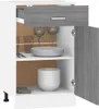 vidaXL Spodná skrinka so zásuvkou Lyon Grey Sonoma Náhľad obrázku produktu 4