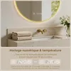 S'AFIELINA miroir salle de bain LED 60 cm rond, tactile, Voir les images du produit 8