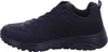 A side view of a black sneaker. Voir les images du produit