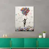 Junge Street Art abstrakt mit LuftballonsLeinwandbild Produktbild-Vorschau 2