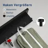 Kovový nástěnný držák na klíče s praktickým úložným Náhled obrázku produktu 4