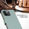 Selencia Echtleder Klapphülle iPhone 15 Pro Max - Air Blue Produktbild-Vorschau 2