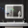 Specchio da bagno a LED HOMCOM, pannello antiappannamento, Anteprima dell’immagine prodotto 2