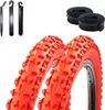 2 x Roverstone 26" Fahrradreifen Fahrradmantel rot 57-559 Produktbild-Vorschau 1