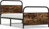 vidaXL Rám postele bez matrace 90x200 cm kouřový dub Náhled obrázku produktu 1