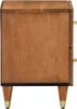 vidaXL Nachttische 2 Stk. 40x33x46 cm Massivholz Mango Produktbild-Vorschau 3