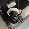 Alles wir KUHt Glitzer-Kaffeebecher in schwarz zum Thema Produktbild-Vorschau 7