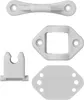 Arrêt de porte battante 2 parties gris pour Voir les images du produit 4