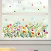Fensteraufkleber Blumen Iris Frühling Anti-Kollision Produktbild-Vorschau 4