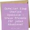 Mr. & Mrs. Panda Glückwunschkarte Spruch Cavalier King Produktbild-Vorschau 1