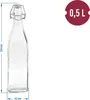 24 x 0,5 L Flasche mit Bügelverschluss Milchflasche Produktbild-Vorschau 3
