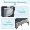 Skládací dětská vysoká židle s nastavitelným tácem a taškou Náhled obrázku produktu 5