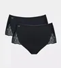 sloggi Damen Maxislip 2-Pack Pure Sense Luxe - BLACK - Produktbild-Vorschau 9
