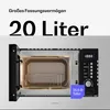 Klarstein Verosteel Einbaumikrowelle 60 cm mit Grill – 20L, Produktbild-Vorschau 4