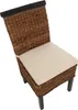A single wicker chair with a beige cushion, shown from a top-down diagonal angle against a white background. Produktbild-Vorschau