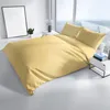 Renforce Bettwäsche Set 155x220 cm 80x80 cm Beige Uni 100% Produktbild-Vorschau 5