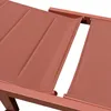 Sonnenliege BARBADOS aus Textilene Terracotta - Aluminium Produktbild-Vorschau 6