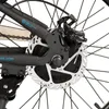 Close-up of the rear disc brake and motor of an electric bicycle. Produktbild-Vorschau