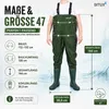 Bituxx Wathose - Gr. 47 Fladen Anglerhose Angelhose Produktbild-Vorschau 6