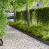 vidaXL Rasenkante 30 stk. 103 x 15 cm Stahl Schwarz Produktbild-Vorschau 2