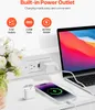 SucceBuy Cassettiera a 9 cassetti con cestino, LED e presa Anteprima dell’immagine prodotto 4