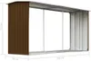 vidaXL Schowek na drewno opałowe Stal ocynkowana 330 x 92 x Podgląd zdjęcia produktu 6