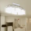 vidaXL Deckenlampe mit ellipsenförmigen Glasschirmen 4 Stk. Produktbild-Vorschau 2