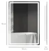 Miroir de salle de bain HOMCOM, miroir de salle de bain Voir les images du produit 3