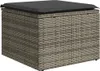 Design 8-tlg. Garten-Sofagarnitur mit Kissen Grau Poly Produktbild-Vorschau 7