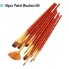 10pcs Paint Brushes Set Kit Artist Paintbrush Mehrere Produktbild-Vorschau 5