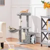 Yaheetech Kratzbaum Katzenbaum 87 cm Kletterbaum mit Produktbild-Vorschau 1