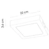 Besselink licht D562825-03, 1 Glühbirne(n), LED, 1000 lm, Produktbild-Vorschau 8