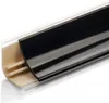 150cm Abschlussleiste | Farbe: Schwarz glänzend | Produktbild-Vorschau 1