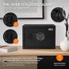 ECD Germany Safe Tresor 16L 35x25x25cm Stahl Wandtresor mit Produktbild-Vorschau 6