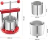 SucceBuy Manuelle Obstpresse aus Edelstahl, 1,65L für Produktbild-Vorschau 7