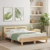 Rám postele s čelem a LED osvětlením Dub Sonoma 140x200cm Náhled obrázku produktu 2