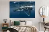 MuchoWow® Poster Bucklige Mutter und Kind schwimmen Produktbild-Vorschau 5