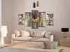 Vlies Leinwandbild - Tree of Life 200x100 cm Abstrakt Produktbild-Vorschau 5