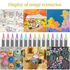 120 Farbe Acrylstifte Marker Set Permanent Wasserfest Pen Produktbild-Vorschau 10