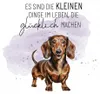 20 Servietten Dackel - Glücklich machen 33x33cm Produktbild-Vorschau 1