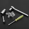 A set of tools laid out on a black surface. Produktbild-Vorschau