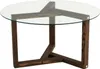 Luigia - Couchtisch, 75x75x40h cm, Grau Nussbaum, Produktbild-Vorschau 1