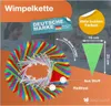 1x Wimpelkette Stoff 100 Meter bunt Girlande zum Aufhängen Produktbild-Vorschau 5