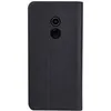A black folio case for a smartphone, shown from the back with the camera cutout visible. Voir les images du produit
