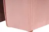 BELIANI Pouf Rosa Samt 42 x 42 x 35 cm U-Form Modern Produktbild-Vorschau 10