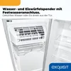 Exquisit SBS520-CF-040E, Stojací, Americká dvířka, Černá, 2 Náhled obrázku produktu 7