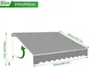 XMTECH Ručná markíza s kĺbovým ramenom 250 x 200 cm Markíza Náhľad obrázku produktu 2